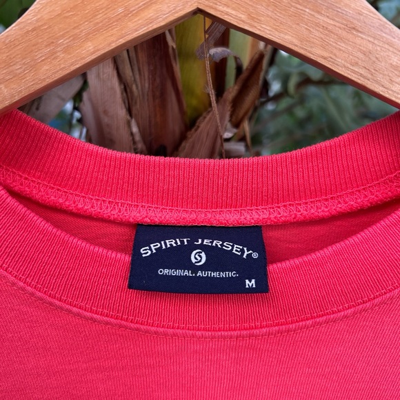 Spirit Jersey Hawaii Pink Oversized Long Sleeve Shirt M Puff Print 2010s - Picture 3 of 4